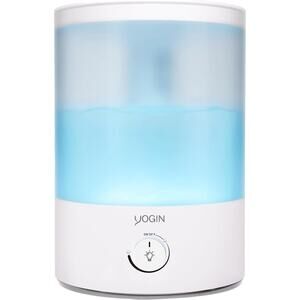 YOGIN Humidifiers for Bedroom Large Room Top fill 2.5L Ultrasonic 7 Color Mist